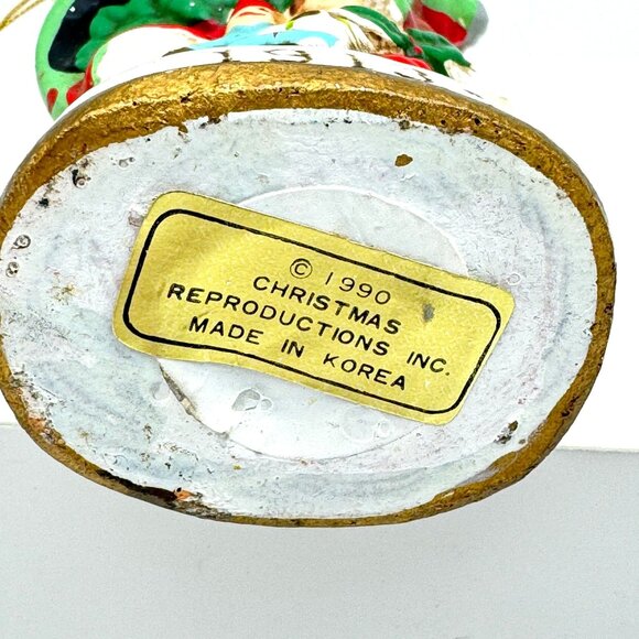 Vintage 1990 Santa Claus Bag of Toys Figurine 1913 Style Ornament Gift - Picture 4 of 12